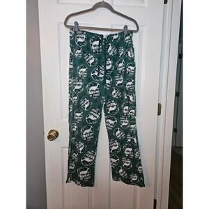 Christmas Story green mens pj pants with drawstring size‎ M